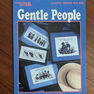 Gentle People Leisure Arts Cross Stitch Pattern Bklet